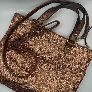 SALE SALE SALE Juicy Couture Brown Satchel with Gold Detailing